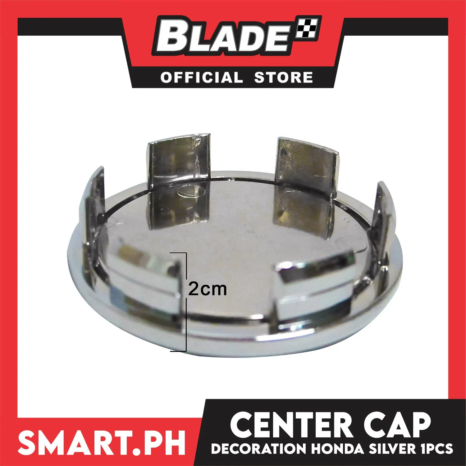 Center Cap Honda Silver (Set of 4) Wheel Center Hub Cap
