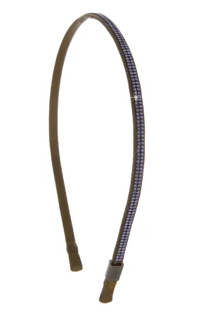 COLETTE MALOUF PAVE Khaki Crystal Headband