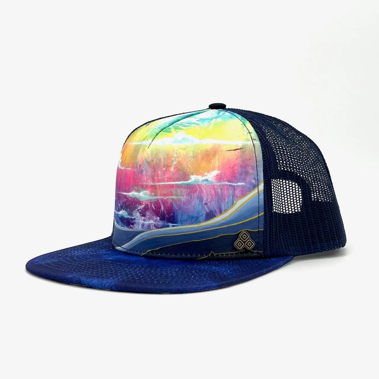Horizon Rainbow Trucker Hat – Eco-Friendly, Adjustable & Unisex