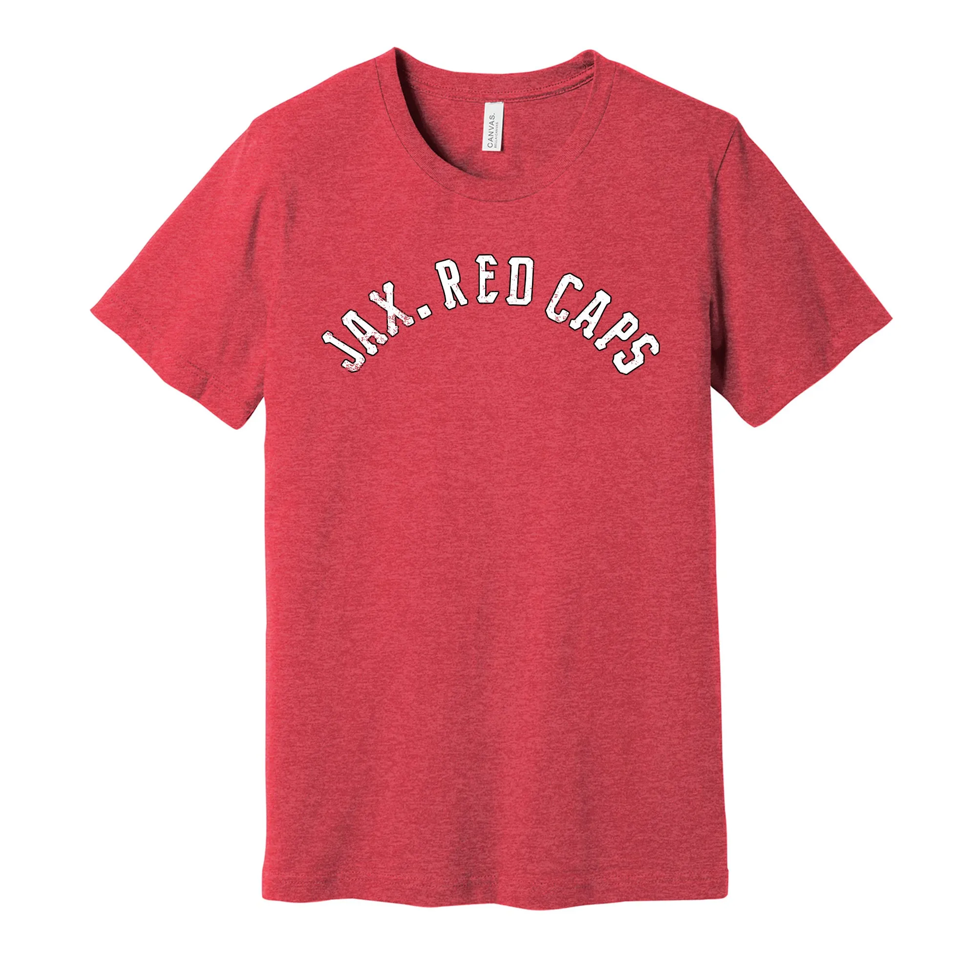 Jacksonville Red Caps Distressed Logo Shirt - Defunct Negro Baseball Team - Celebrate Black Heritage and History - Hyper Than Hype