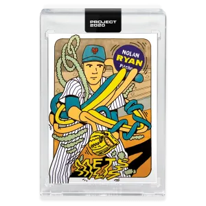 Topps PROJECT 2020 Card 245 - 1969 Nolan Ryan by Ermsy - Print run: 3518